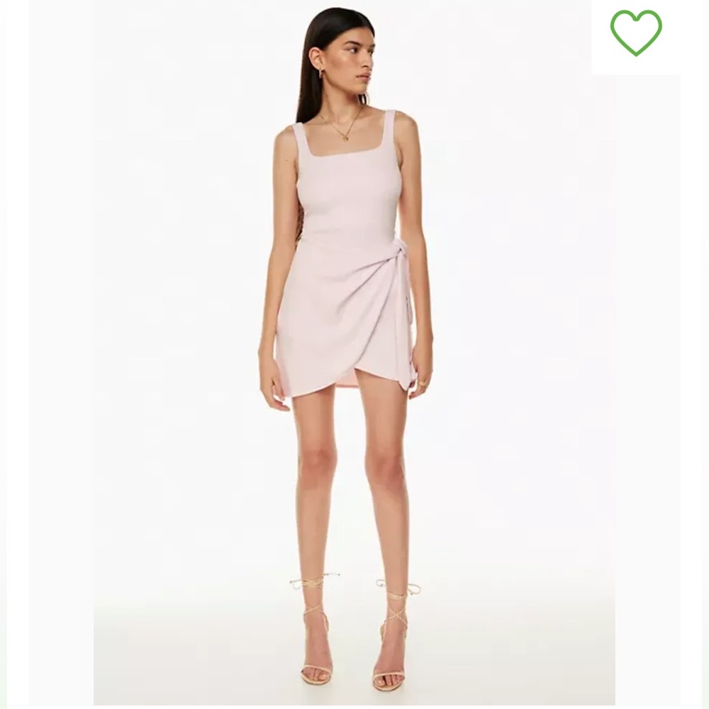 Aritzia New Saturn Mini Dress (Pastel Pink, Size Small, New w Tags)